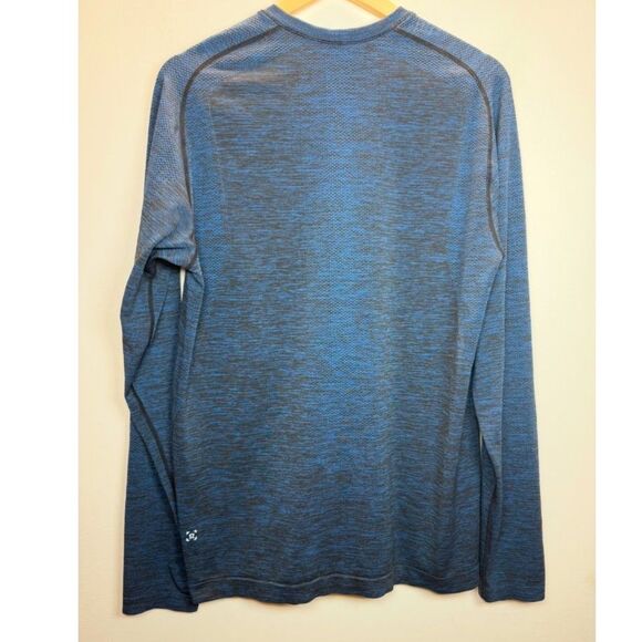 Lululemon Men’s Size Large Blue Heathered Time To Get Dirty Get Outside T Shirt - Picture 2 of 5